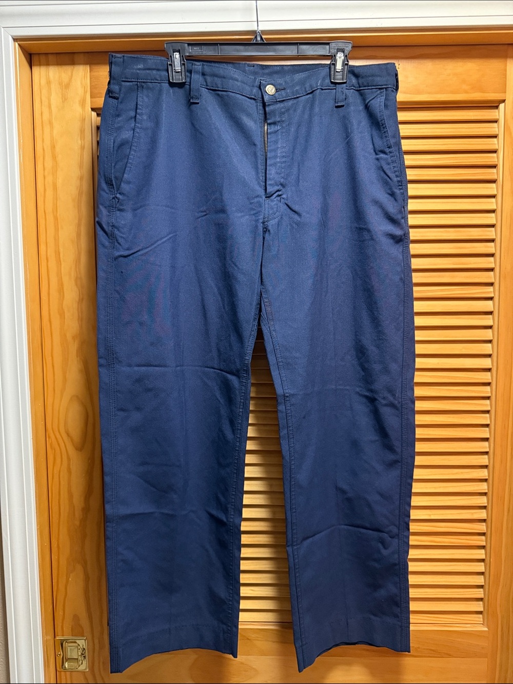 Workrite FR Nomex Men's Navy work Pants - Classic Straight Fit 38x29”